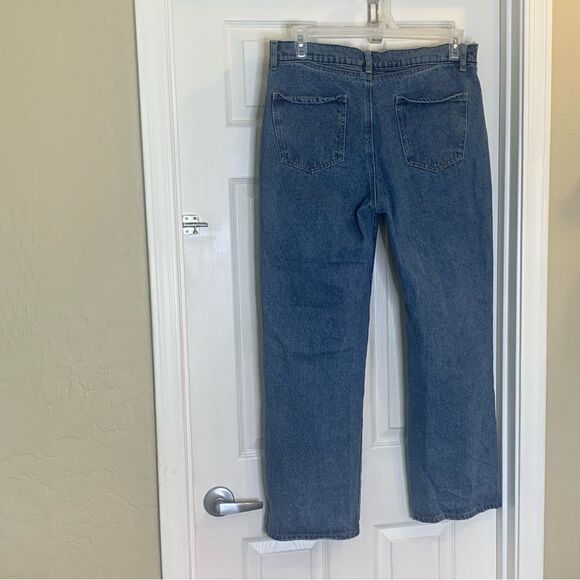 Edikted Raquel Folded Jeans Size XL - Picture 12 of 12